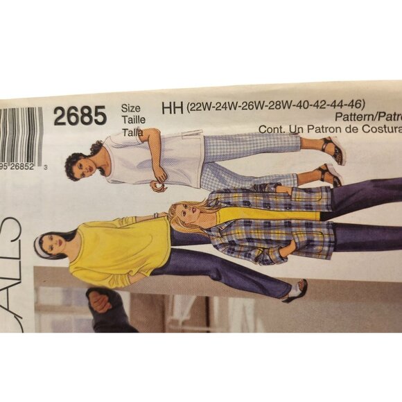 McCalls Easy Womens Sewing Patterns Lot 3238 2669 2685 Misses Sizes G & HH - Picture 8 of 10